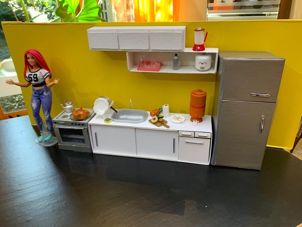 Aprenda A Fazer Uma Cozinha De Bonecas Completa E De Casa Gshow