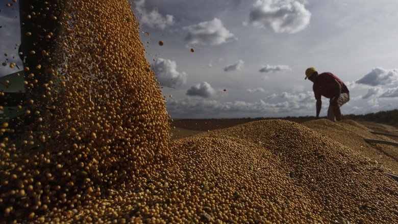 colheita-soja-luis-eduardo-magalhaes-bahia (Foto: Jonathan Campos/Ag. Gazeta do Povo)