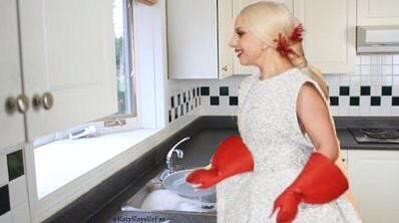 Vestido de Lady Gaga no Oscar vira motivo de piada na internet (Foto: Reprodução Twitter)