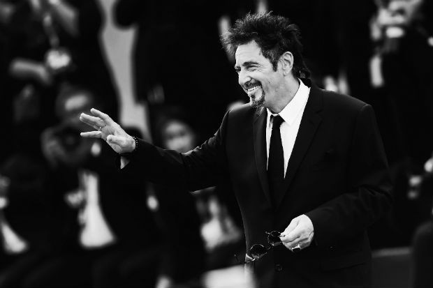Al Pacino durante tapete vermelho do Festival de Cinema de Veneza (Foto: Getty Images)