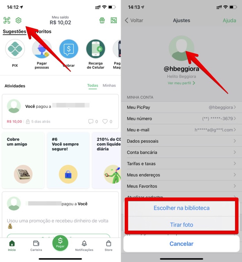 Como Colocar Foto No Picpay Bancos Digitais Techtudo