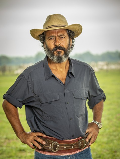 Marcos Palmeira como José Leôncio em 'Pantanal' (Foto: João Miguel Junior/Globo)