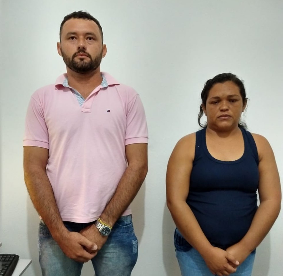 Casal foi preso após bebê de 9 meses morrer e estupro ser confirmado na Paraíba — Foto: Wellison Vagner/Polícia Civil