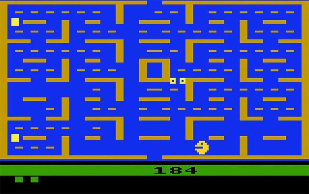 Embora seja tecnicamente inferior ao arcade, Pac-Man foi o game mais vendido para Atari 2600 — Foto: Reprodução/8bit Arcade