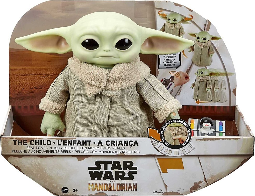 Peluche STAR WARS Baby Yoda (Idade Mínima: 3 Anos - 30,5 x 14 x 30,5 cm)