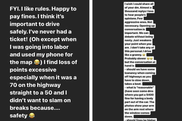 Tammin Sursok achou a multa exagerada (Foto: Reprodução/Instagram)