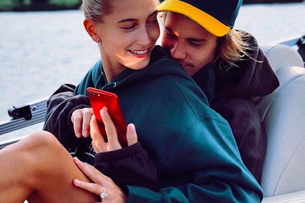 O cantor Justin Bieber e a modelo Hailey Baldwin (Foto: Instagram)