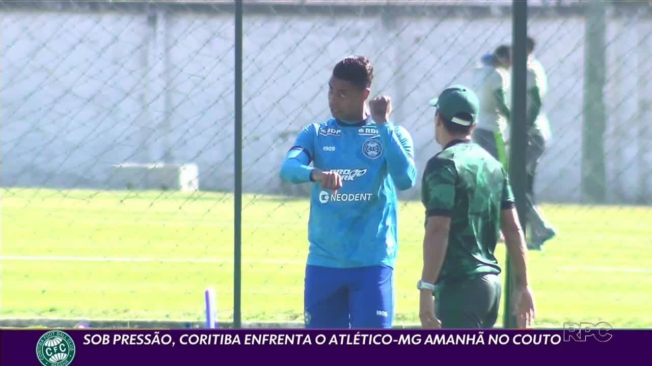 Sob pressão, Coritiba enfrenta o Atlético-MG amanhã no Couto
