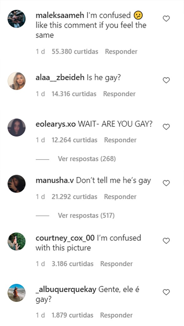 Fãs se questionaram sobre a orientação sexual de Michele Morrone (Foto: Reprodução / Instagram)