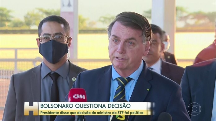 Bolsonaro diz que decisão de Moraes foi 'política' e que vai ...