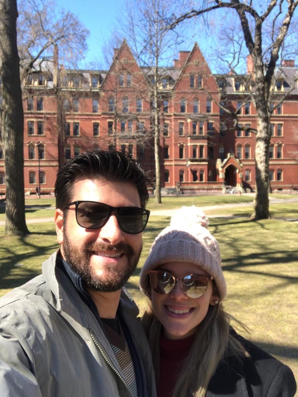 Laísa mora com o marido nos Estados Unidos desde março deste ano — Foto: Arquivo pessoal 