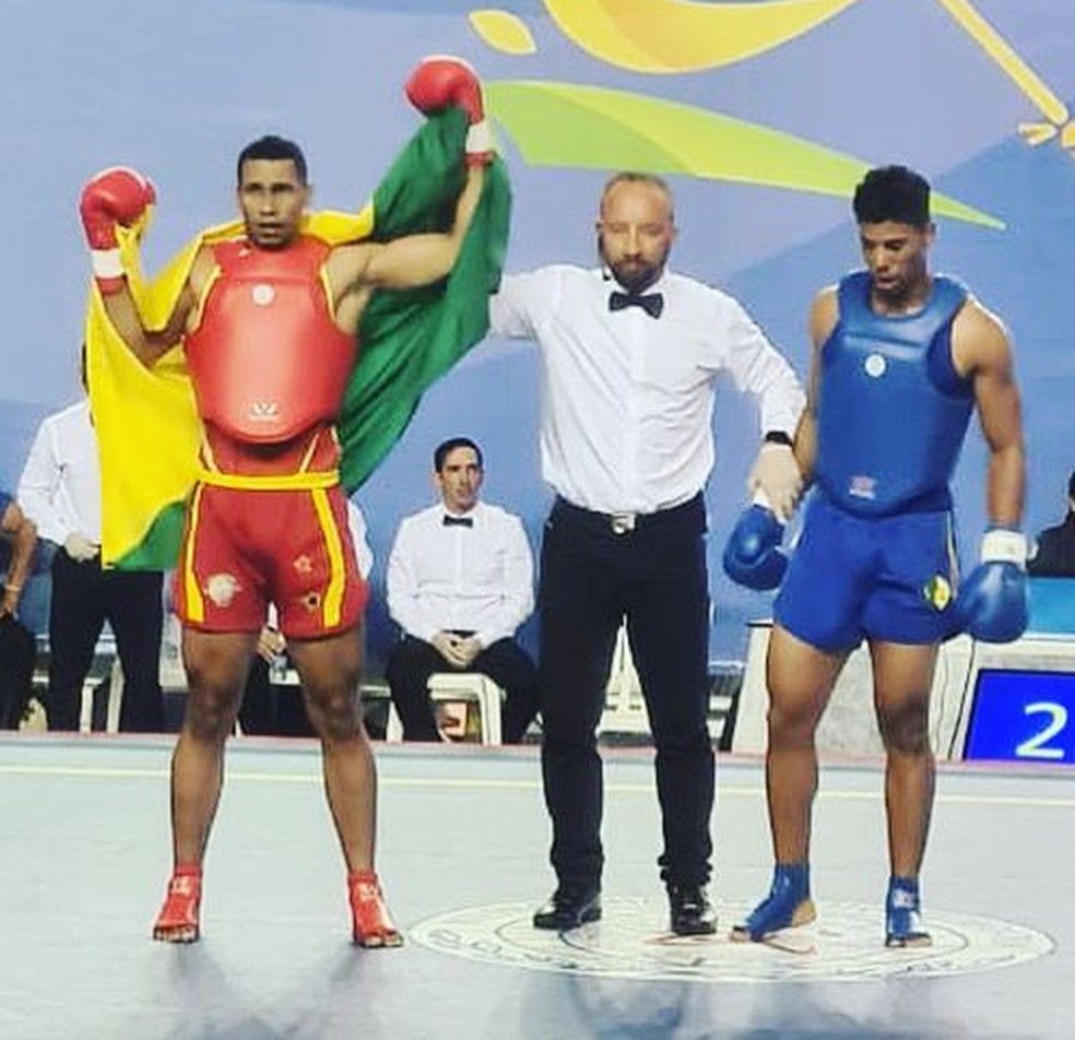 Enoque Fragoso, lutador acreano, bicampeão brasileiro de boxe chinês — Foto: Divulgação/FAKF