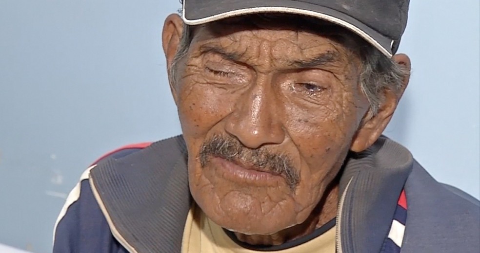 O pescador Sebastião Ferreira, de 81 anos, ficou desaparecido no Pantanal de MS  — Foto: TV Morena/Reprodução