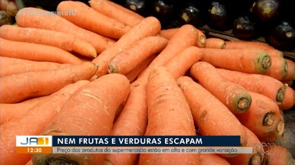 Preços de frutas e verduras estão em alta e com grande variação, aponta pesquisa
