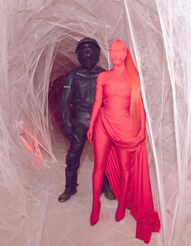 Kanye West e Kim Kardashian (Foto: Reprodução/Instagram)
