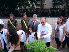 Ministro e governador participam de ação contra o Aedes em escola do DF