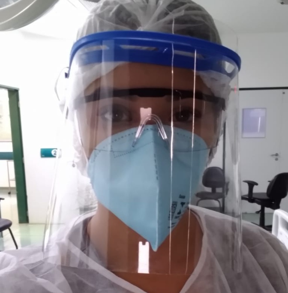 Fisioterapeuta da UTI do Hospital M'Boi Mirim &mdash; Foto: Arquivo Pessoal