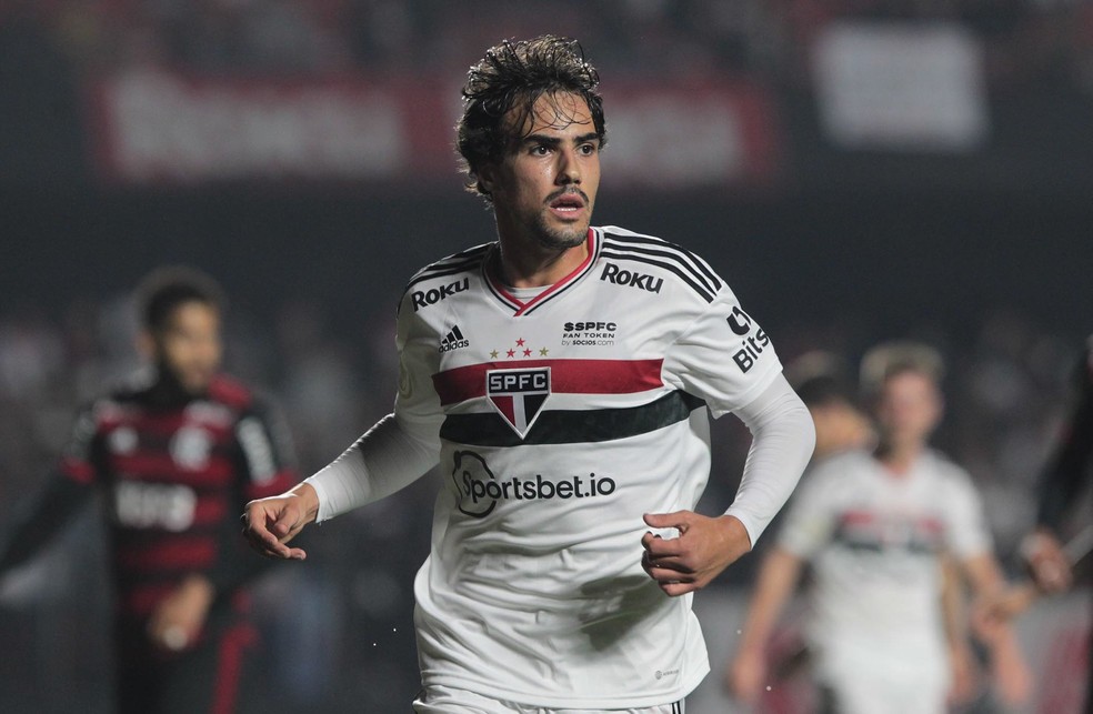 Igor Gomes em São Paulo x Flamengo — Foto: Rubens Chiri/saopaulofc.net