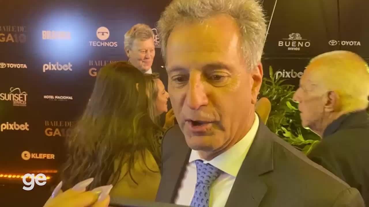 Landim exalta Zico: 'Estamos comemorando o nosso Natal'