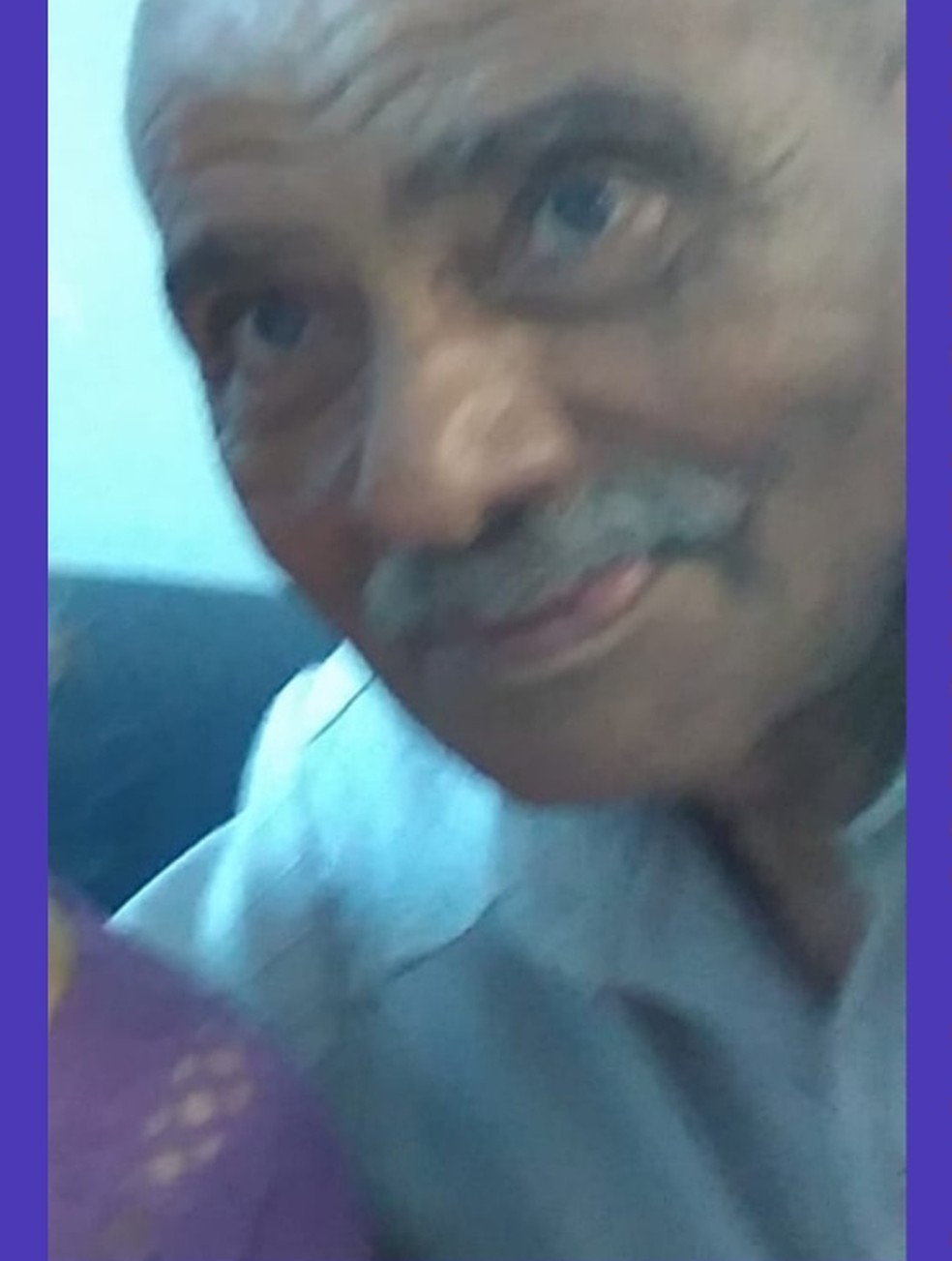 Família busca por Joares Antonio da Cruz — Foto: Arquivo pessoal