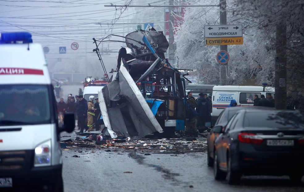 Atentado na Rússia às vésperas da Olimpíada de Inverno de 2014 (Foto: AP )