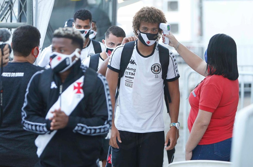 Desfalque contra o Botafogo, Neto Borges tem chance de voltar diante do Coritiba — Foto: Rafael Ribeiro/Vasco da Gama