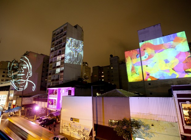 Festival ilumina a cidade de São Paulo e visa ressignificar a interação entre a população e a cidade (Foto: Divulgação)
