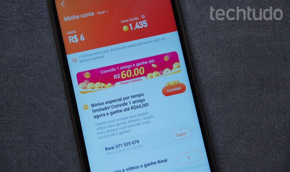 como convidar amigos para o kwai e ganhar dinheiro redes sociais techtudo