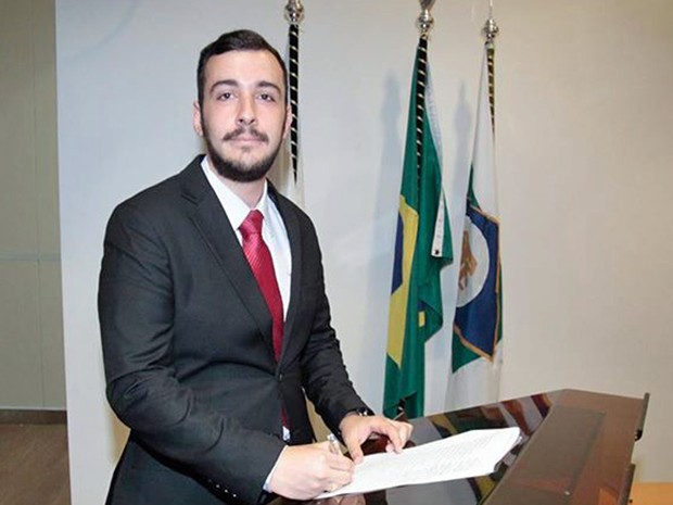 Oliveira toma posse no Tribunal de Contas da União (TCU), em Brasília. (Foto: Marcos Alberto/Arquivo Pessoal)