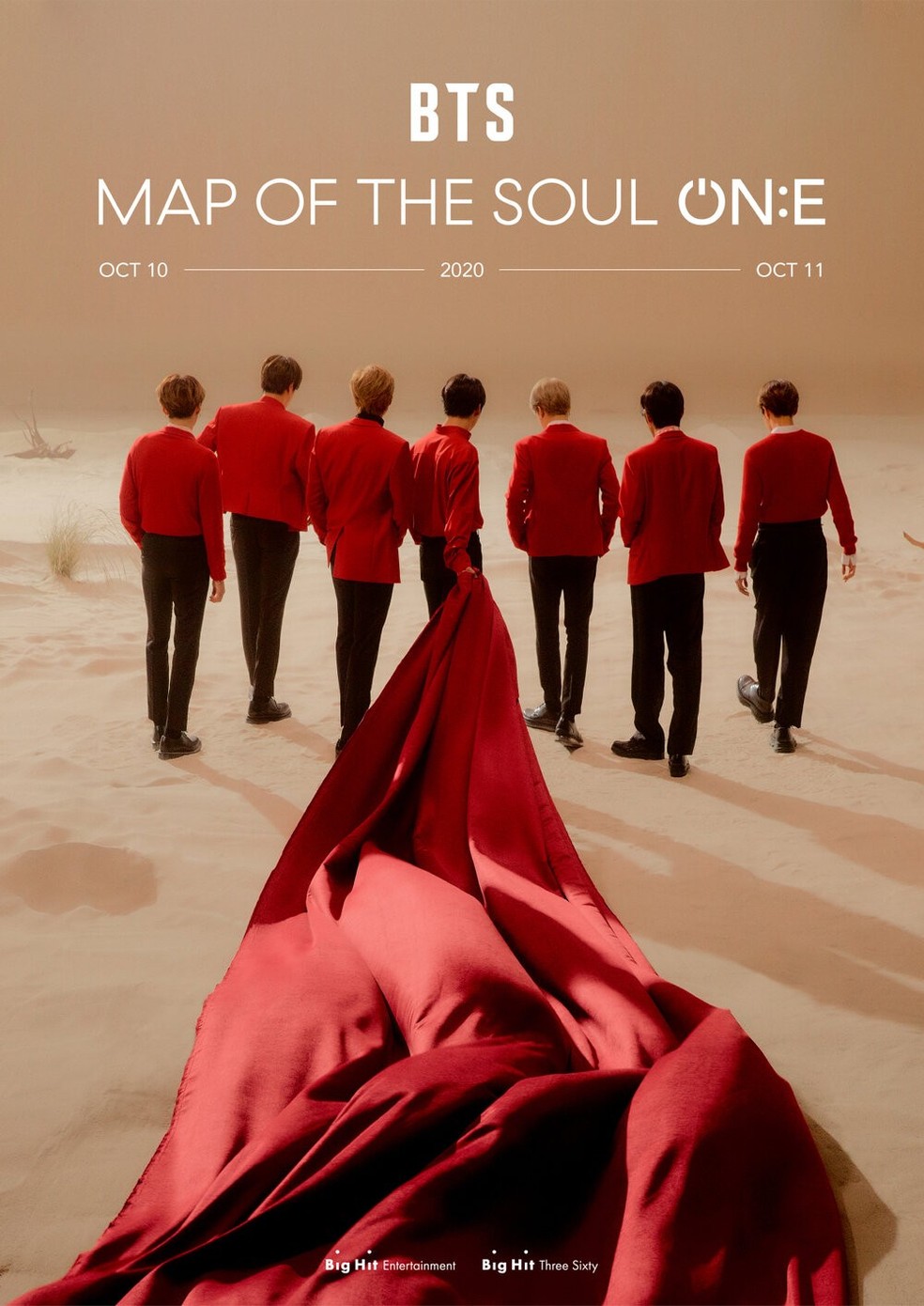 Anúncio do show "Map of The Soul ON: E", do BTS — Foto: Divulgação