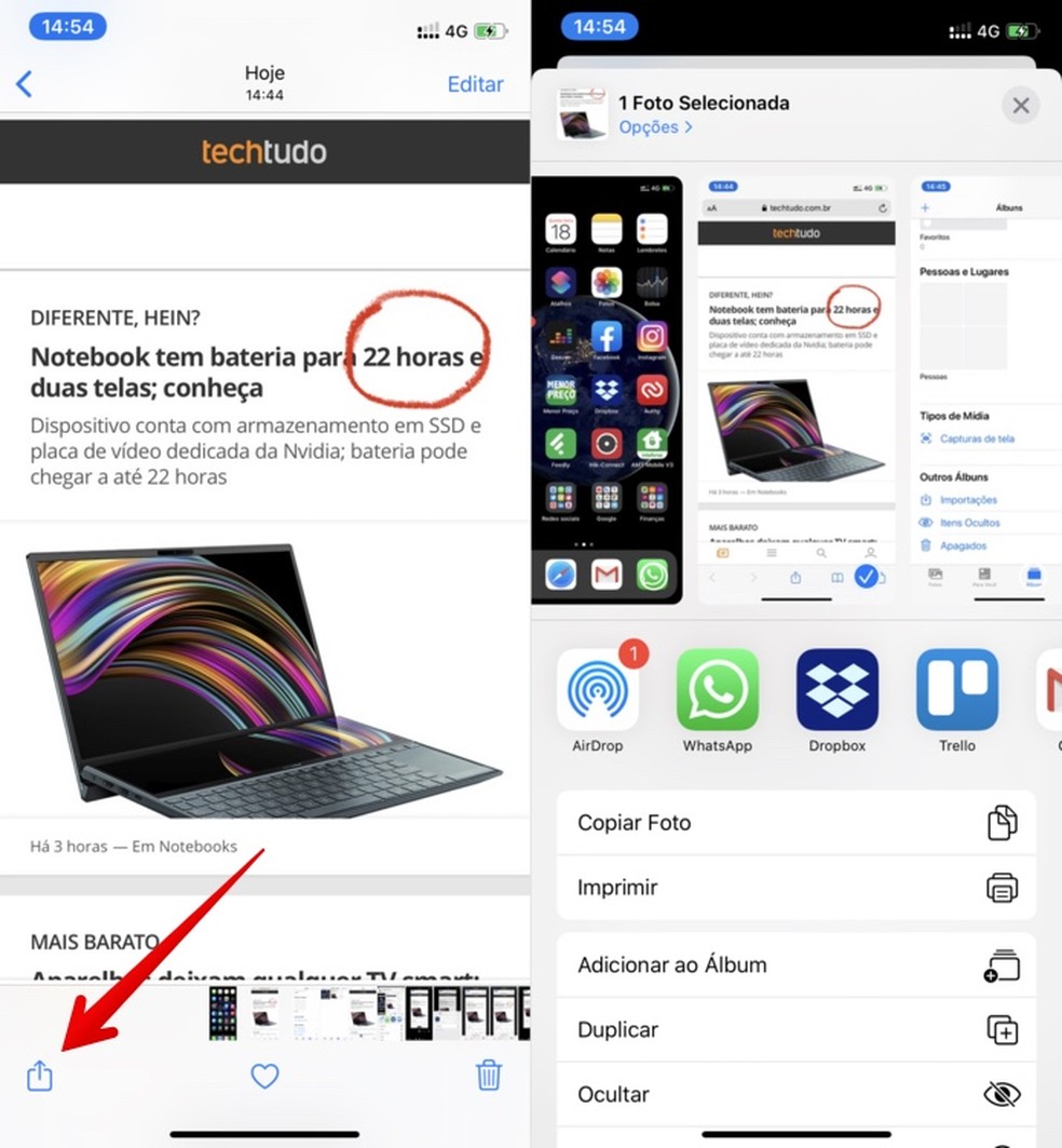 ECM INFORMÁTICA Como tirar print no iPhone XR