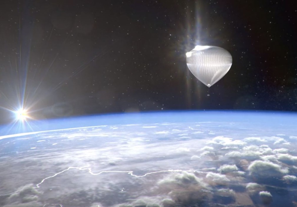 Empresa quer levar balão com turistas a 30 mil metros de altitude — Foto: World View