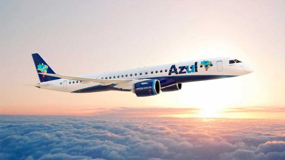 Em marÃ§o, Azul assinou um acordo nÃ£o vinculante para compra de ativos da Avianca Brasil â€” Foto: Embraer/DivulgaÃ§Ã£o