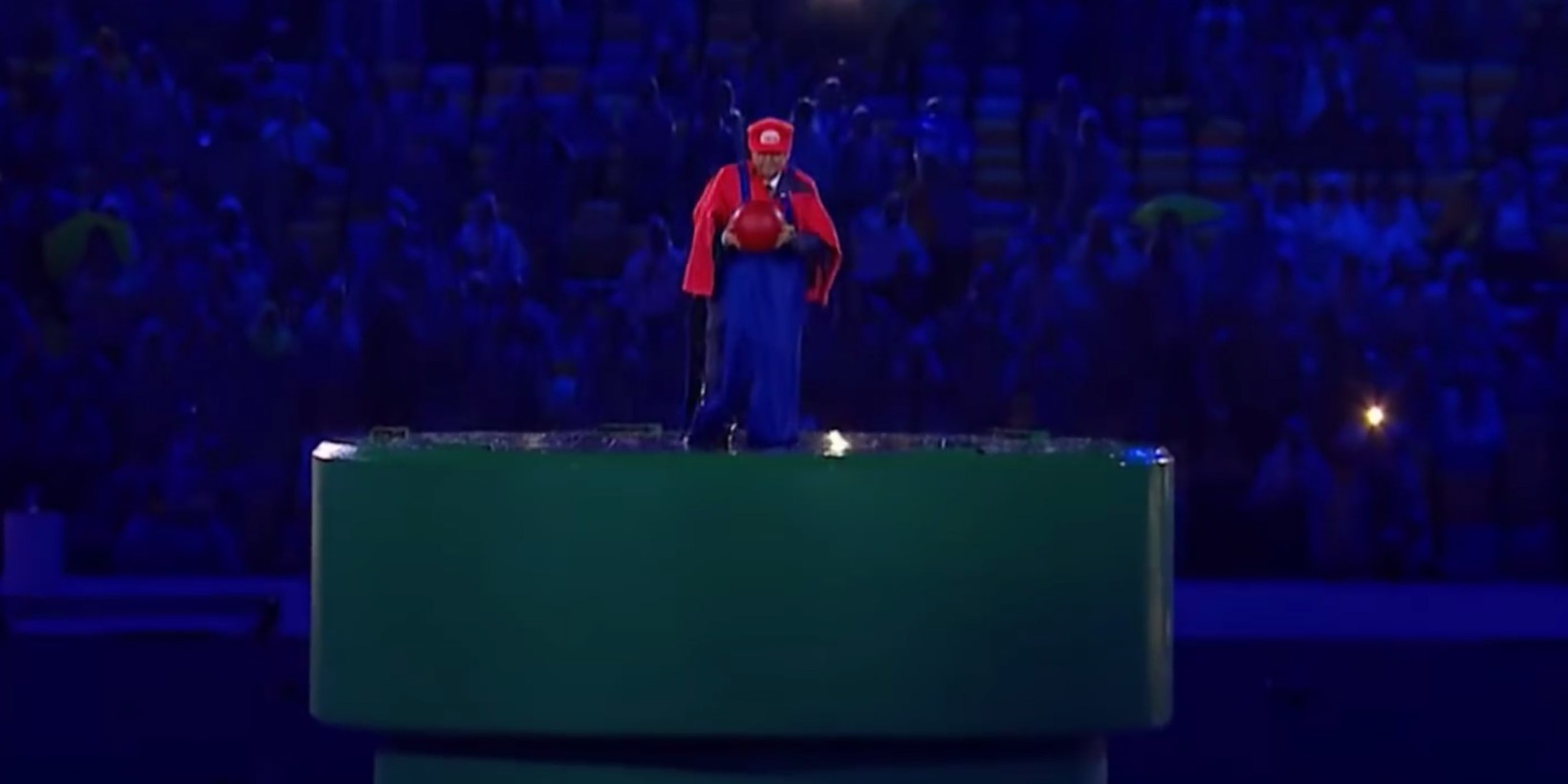 Shinzo Abe como Mario nas Olimpíadas do Rio (Foto: Reprodução)