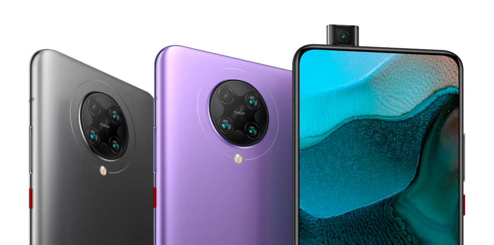 Redmi K30 Pro apresenta câmera selfie pop-up e câmera traseira com zoom óptico — Foto: Divulgação/Xiaomi