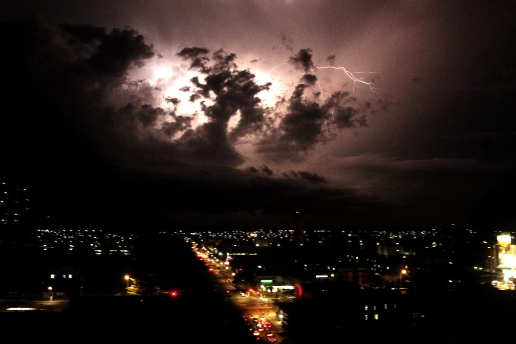 Imagens Registram Nuvem De Raios No Ceu De Belem Para G1