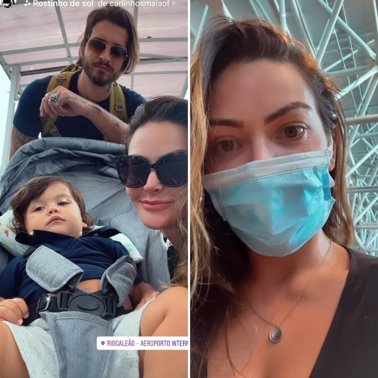 Laura Keller viaja com a família e conta perrengue ao tentar embarcar (Foto: Reprodução / Instagram)