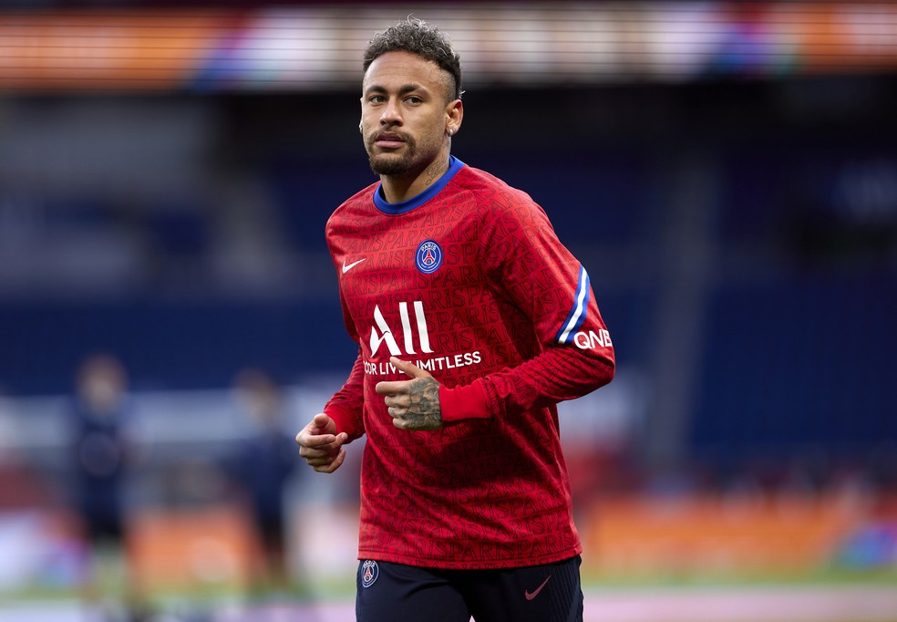 PSG de Neymar ainda tenta conquistar o título francês na rodada final — Foto: Getty Images