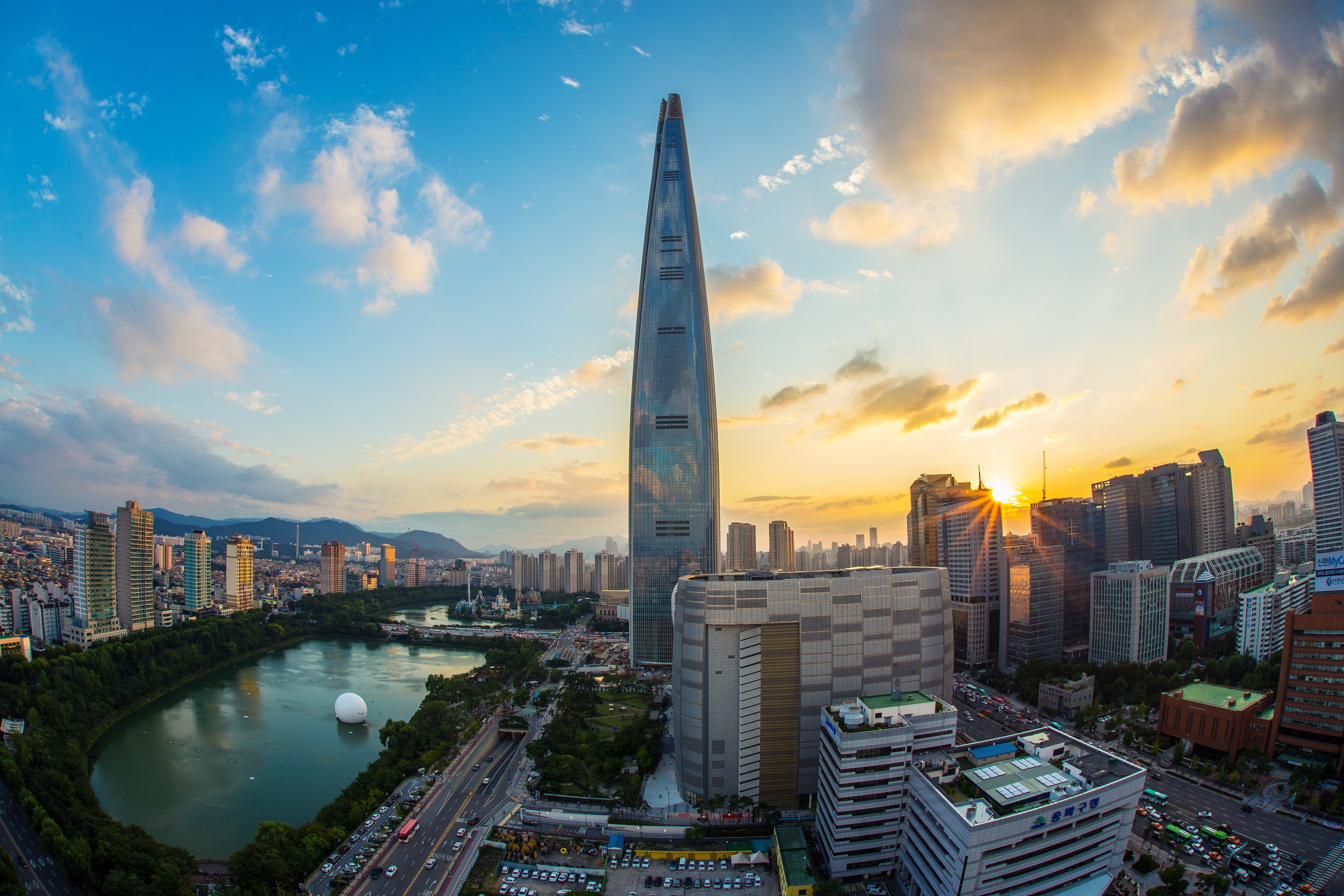 Qualidade do ar melhorou 40% em cidades que adotaram distanciamento social. Acima: imagem de Seul, capital da Coreia do Sul (Foto: Pexels)