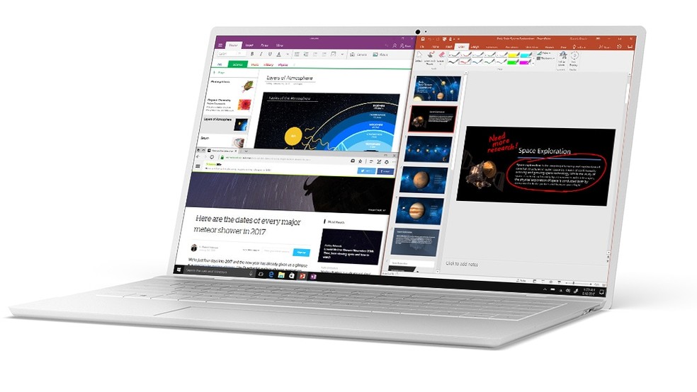 Laptop Surface equipado como o Windows 10 S, uma versão sistema operacional mais rápida. (Foto: Divulgação/Microsoft)