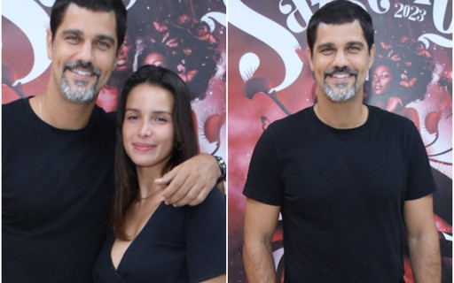Bruno Cabrerizo apresenta nova namorada em evento no Salgueiro no Rio