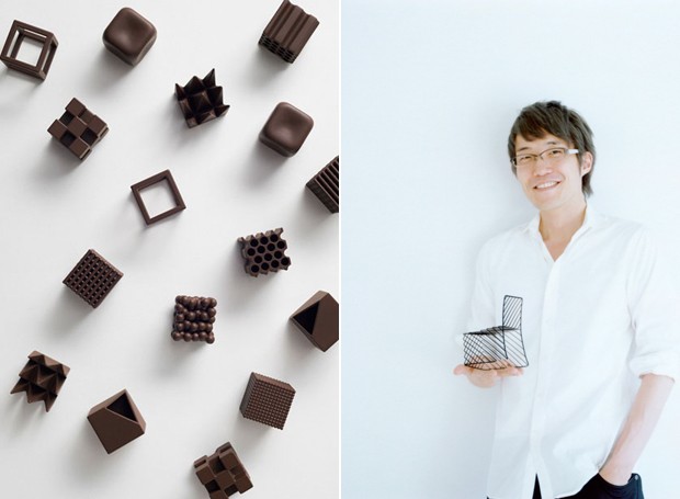 Chocolates criados pelo designer Oki Sato, eleito o designer do ano pelo salão Maison & Objet (Foto: Divulgação/Oki Sato)
