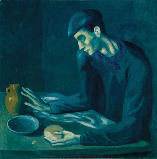 “A refeição do cego” foi produzida sobre a pintura oculta de Picasso, que utilizou a mesma tela (Foto: Reprodução/The Next Web/Oxia Palus)