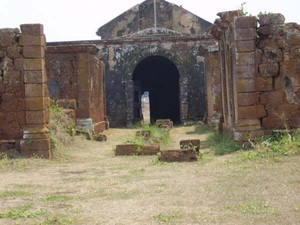 Entrada do Forte Príncipe da Beira, em RO (Foto: Emanuel Alencar/Arquivo Pessoal)