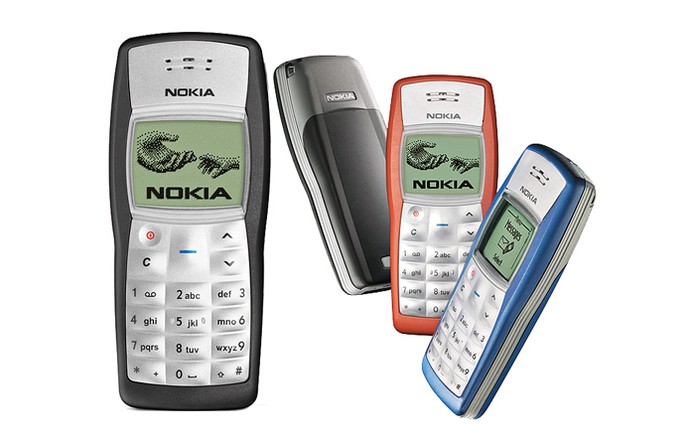 O Nokia 1100 tinha várias cores disponíveis (Foto: Divulgação/Nokia)