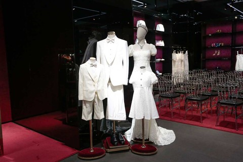 Peças da coleção bridal da Dolce & Gabbana