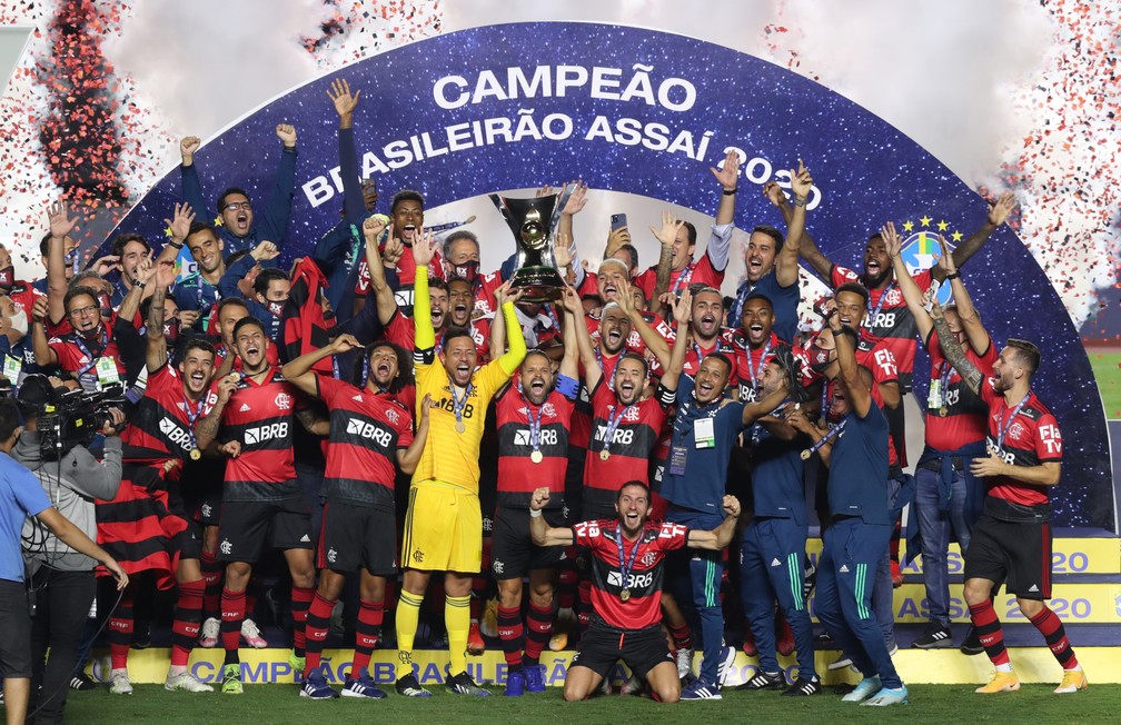 Flamengo campeão do Brasileiro — Foto: REUTERS/Amanda Perobelli