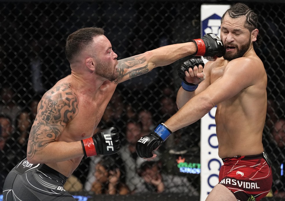 Colby Covington Jorge Masvidal UFC 272 — Foto: Getty Images