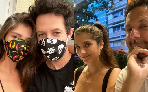 De máscaras, Tammy Di Calafiori e namorado israelense passeiam no Rio