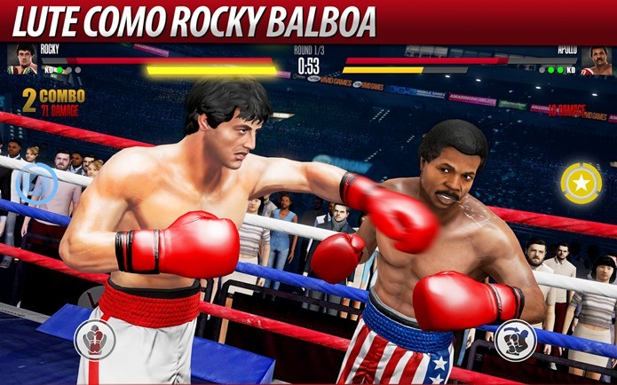 Reviva momentos marcantes dos filmes de Rocky em Real Boxing 2 (Divulgação / Vivid Games)